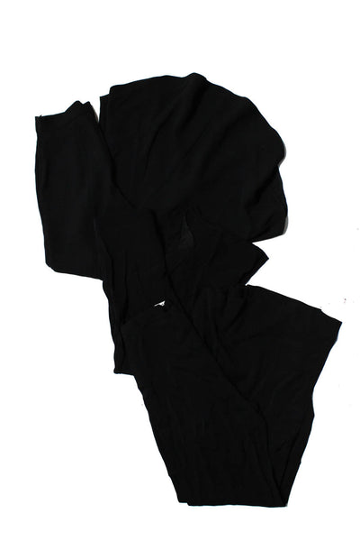 Zara Women's Zip Closure Flat Front Flare Leg Dress Pant Black Size XS Lot 3