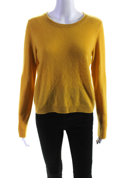 Autumn Cashmere Womens Gray Multi Pom-Pom Cashmere Pullover Sweater Top Size S