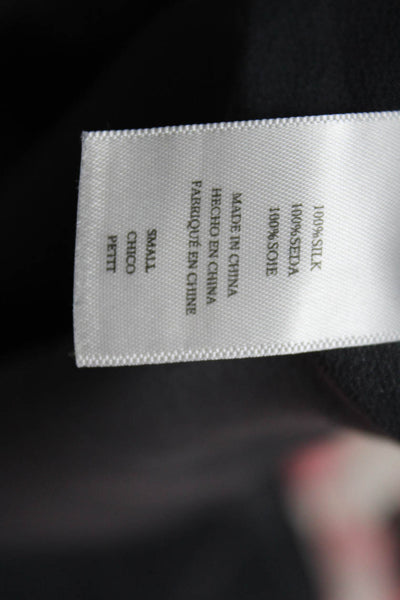 Rails Sanctuary Womens Silk Plaid Print Buttoned Tops Gray Size XS S Lot 2