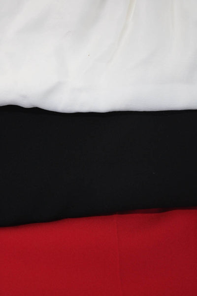 Babaton Zara Woman Womens Pants Top Red Black White Size 10 Medium Large Lot 3
