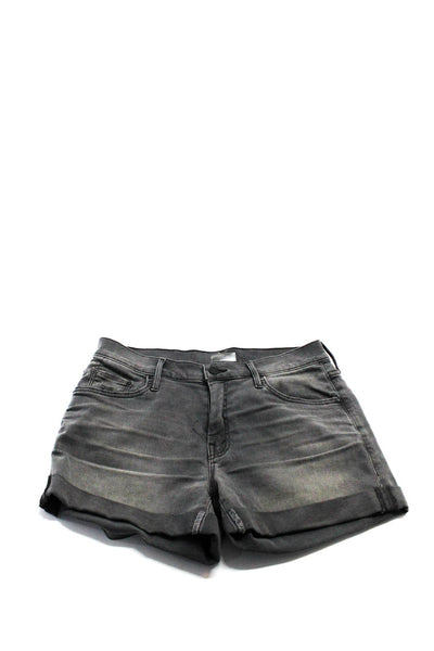 Stateside Theory Mother Womens Denim Tie Dyed Shorts Gray Size Medium 8 26 Lot 3