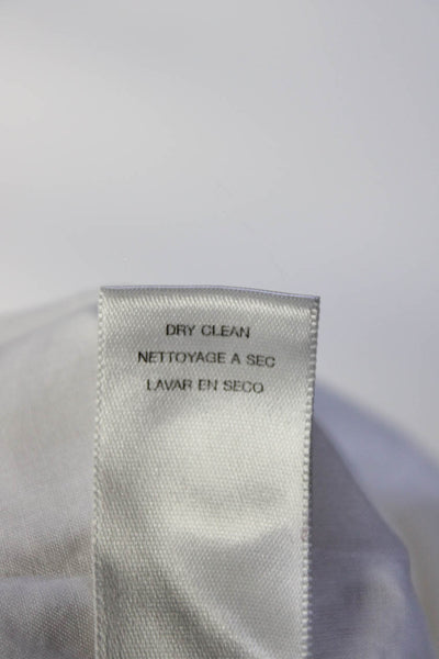 Michael Michael Kors Womens Cotton Abstract Print Sleeveless Dress White Size 8