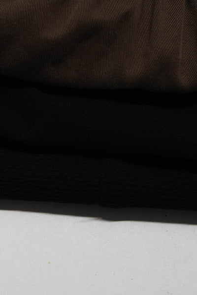Zara Rinascimento Womens Elasticated Drawstring A Line Skirt Black Size M Lot 3