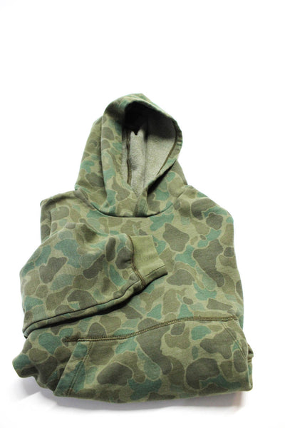 Crewcuts Boys Cotton Camouflage Print Pullover Hoodie Green Size L Lot 5