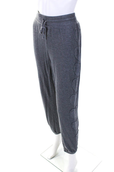 Splendid Womens Long Sleeve Pullover Hoodie Top Jogger Pants Set Gray Size L XL