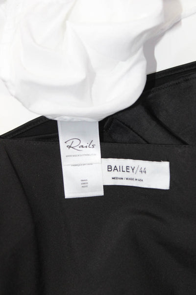 Bailey 44 Rails Womens Spaghetti Strap Cowl Neck Tops Black White Size S M Lot 2