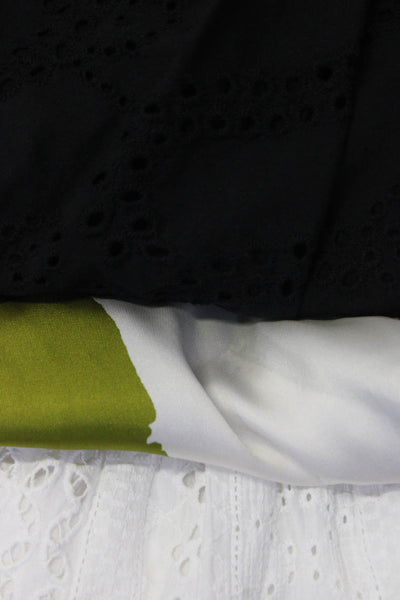 Sanctuary Zara Womens Sleeveless Tank Tops Black White Green Size XS S Lot 3
