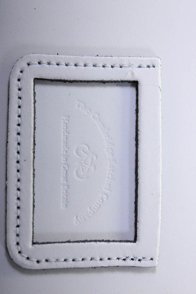 Cambridge Grained Leather Adjustable Belt Strap Satchel Crossbody Handbag Ivory