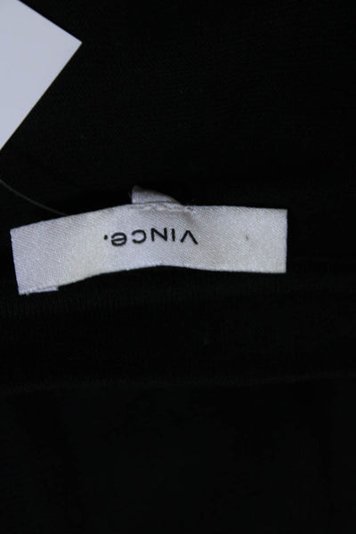Vince Womens Cotton Short Sleeve Tie Waist T shirt Dress Black Size S