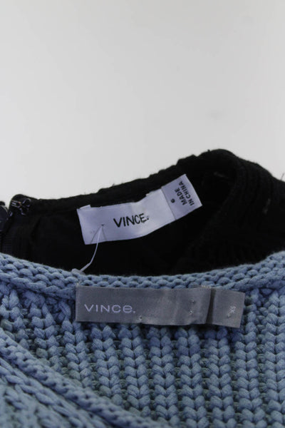 Vince Womens Cotton Sleeveless Knit Tank Blouse Blue Size XS 6 Lot 2