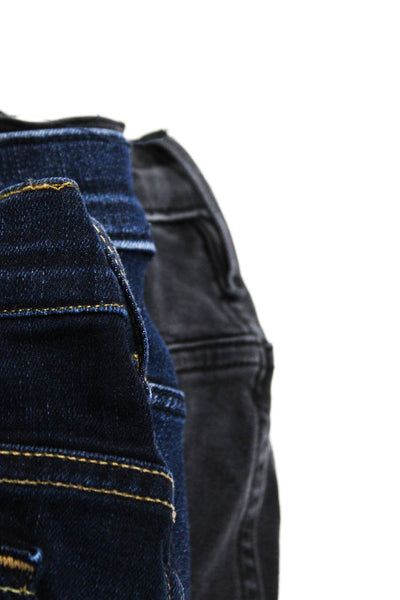 Frame J Brand 7 For All Mankind Womens Skinny Jeans Black Size EUR24 25 Lot 3