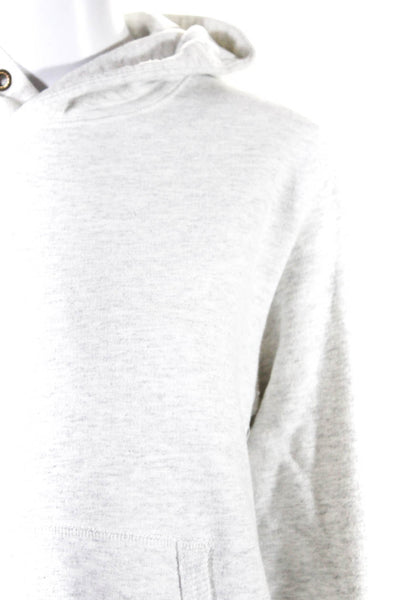 Aime Leon Dore Womens Oversize Terry Hoodie Sweatshirt Heather Gray Size XS