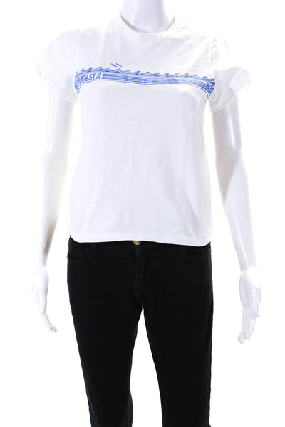 Sea Women's Crewneck Short Sleeves Basic T-Shirt White Size XS