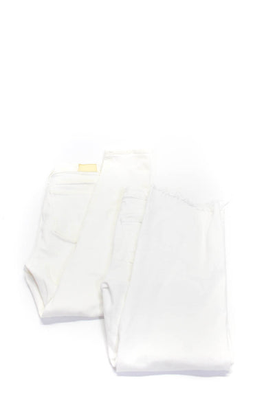 Citizens of Humanity Joes Womens Olivia High Rise Slim Jeans White Size 25 Lot 2