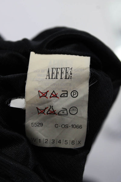 Philosophy di Alberta Ferretti Womens Burnout Velvet Maxi Dress Black Size S