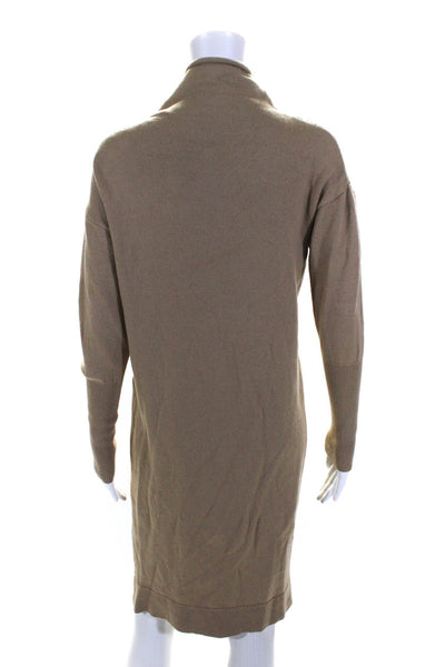 Wilfred Sunday Best Womens Brown Turtleneck Wool Sweater Dress Size XXS lot 2