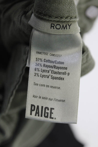 Frame Paige Womens Cotton Buttoned Zipped Skinny Leg Black Size EUR28 29 Lot 2