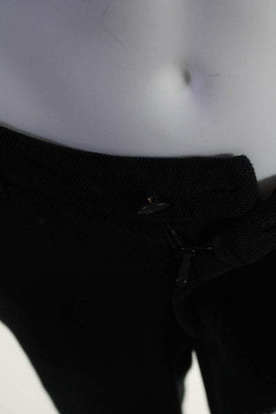 Rag & Bone Womens Slim Leg High Rise Dress Trousers Black Cotton Size 6