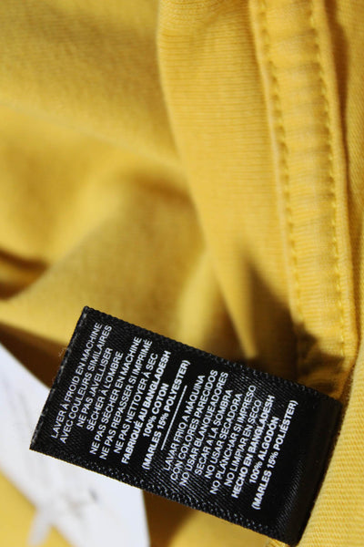 AS Colour Staple Womens Graphic Print Short Sleeve Tee Shirt Yellow Size XL