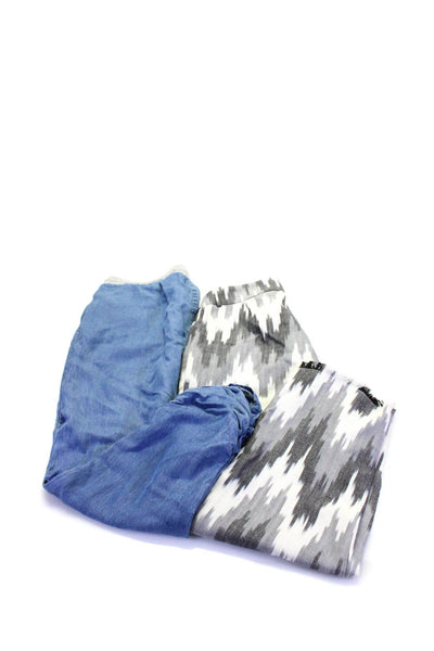 Splendid Drew Womens Drawstring Pants Trousers Blue Multicolor Size M 8 Lot 2