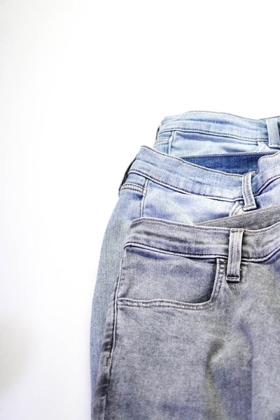 J Brand Womens Cotton Denim High-Rise Skinny Leg Jeans Gray Blue Size 29 Lot 3