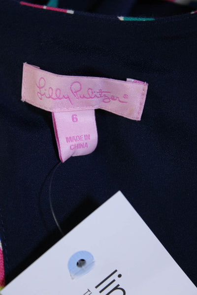 Lilly Pulitzer Womens Striped Empire Waist Sleeveless Sheath Dress Pink Size 6