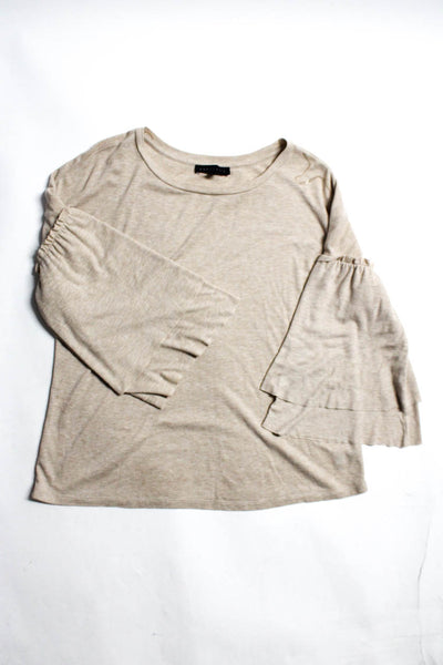 Zara Sanctuary Womens Tee Shirts Blouse Black Brown Size Medium Large Lot 3