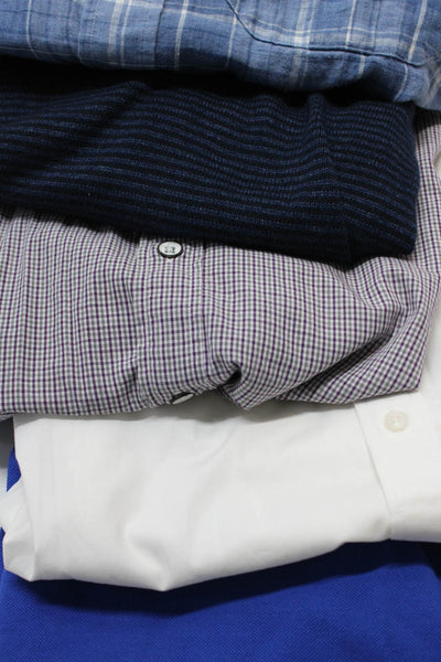 Michael Kors Polo Ralph Lauren Theory Mens Shirts Blue Size Small Medium Lot 5