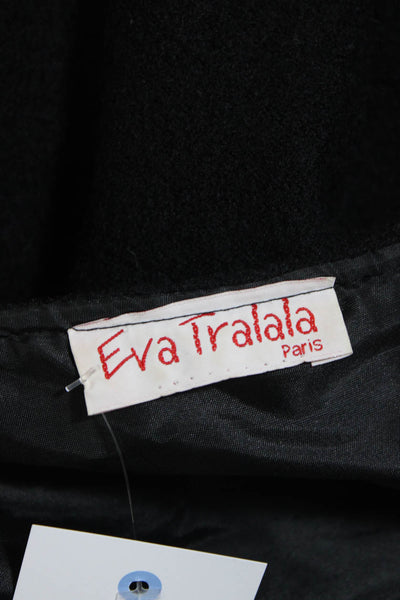 Eva Tralala Womens Lined Side Zip Maxi Mermaid Skirt Black Size S