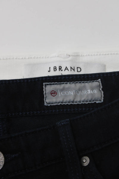 AG Adriano Goldschmied J Brand Womens Black Cigarette Jeans Size 28 lot 2