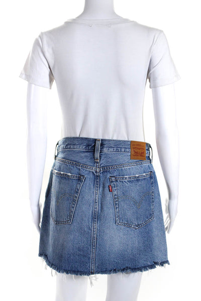 Levis Helen Owen x Aqua Womens Midi Mini Denim Skirt Size 29 Medium Lot 2