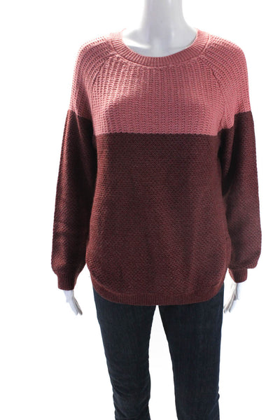 Fat Face Women's Round Neck Long Sleeves Pullover Sweater Color Black Size 6