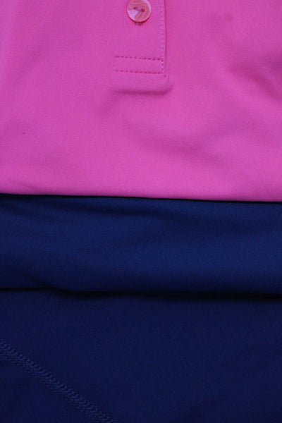 Peter Millar Polo Ralph Lauren Womens Polo Shirts Leggings Pink Size XS M Lot 3