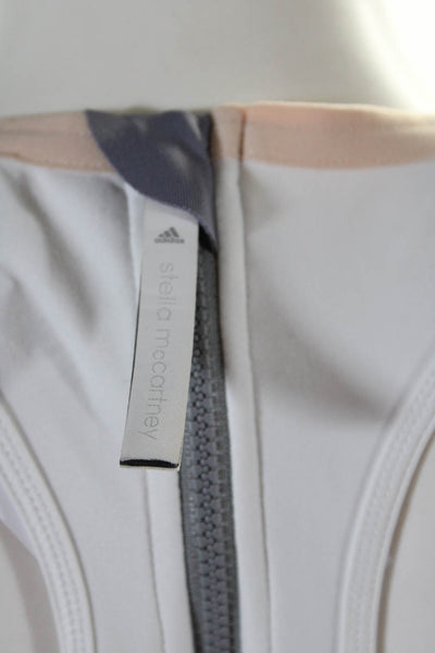 Adidas by Stella McCartney Womens Back Zip Activewear Tank Multicolor Size M