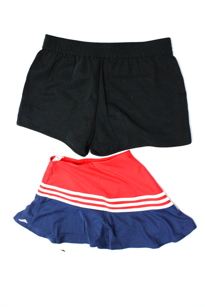 Adidas Joie Girls Striped A Line Activewear Mini Skort Red Blue Size L M Lot 2