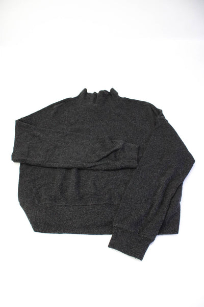 Soaked Women's Turtleneck Long Sleeves Ribbed Black Stripe Sweater Size S Lot 2