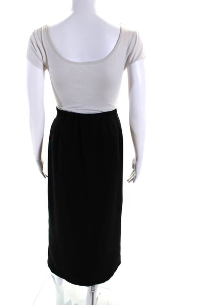 Dice Kayek Womens Side Zipped Pleated A-Line Maxi Skirt Black Size EUR40