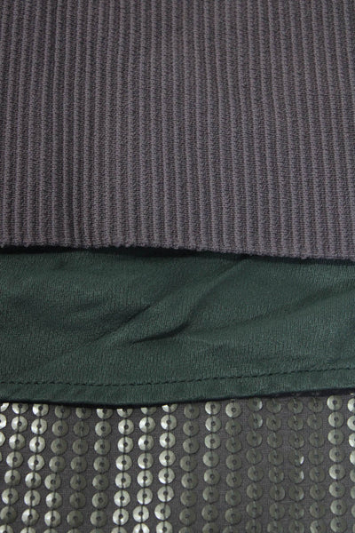 Babaton Zara Vince Womens Ribbed Knit Halter Neck Top Mauve Size S XS Lot 3