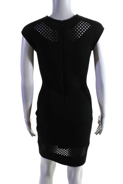 Torn by Ronny Kobo Womens Cutout Sleeveless Sheath Dress Black Size S