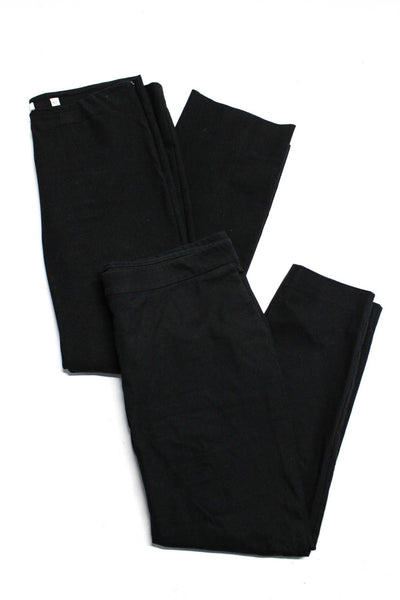 Vince Theory Womens Zipped Slip-On Straight Tapered Pants Black Size 12 XL Lot 2