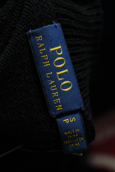 Polo Ralph Lauren Womens Short Sleeve Striped Shirt Black White Size Small