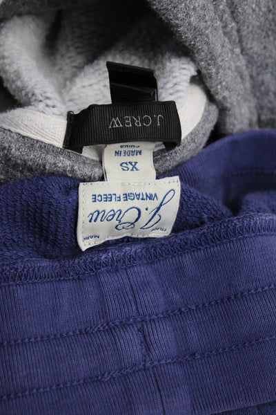 J Crew Womens Mock Neck Sweater Jogger Pants Blue Gray Size XS Medium Lot 2