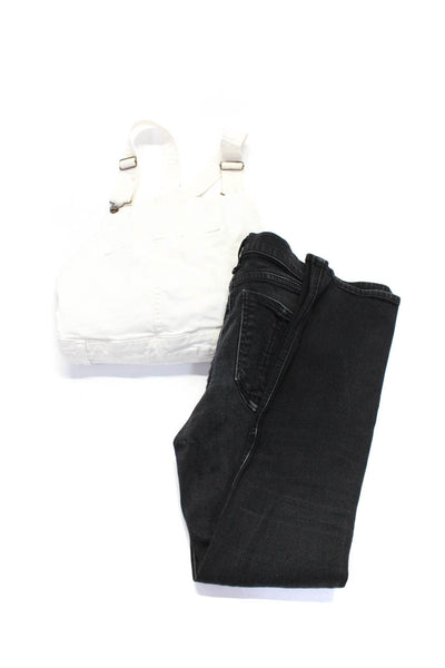 Rag & Bone Current/Elliott Womens Bootcut Jeans Overalls Black Size 1 26 Lot 2
