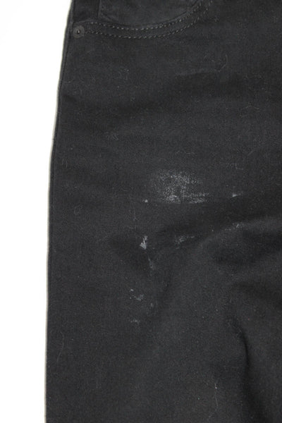 Levis Women's High Waist Five Pockets Skinny Denim Pant Black Size 28 Lot 2