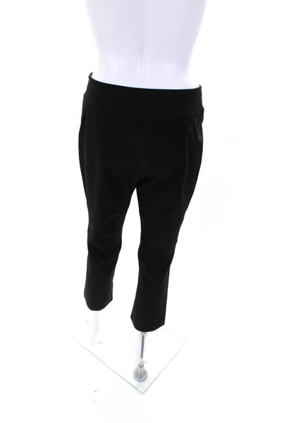 Nic + Zoe Womens Black High Rise Pull On Straight Leg Dress Pants Size 6