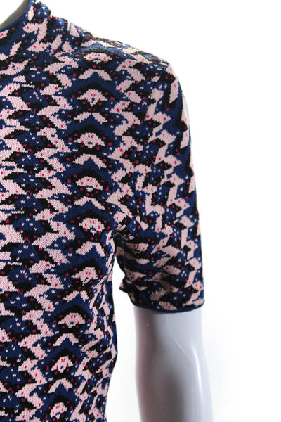 Rachel Rachel Roy Womens Knit Abstract Print A-Line Skirt Set Multicolor Size M