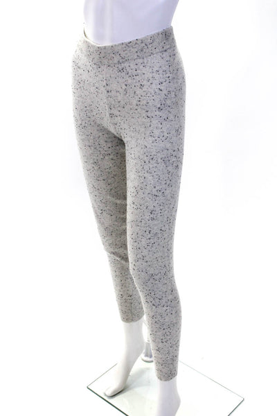 ATM Womens Wool Knit Speckled High Rise Slim Cut Casual Pants Gray Size XS
