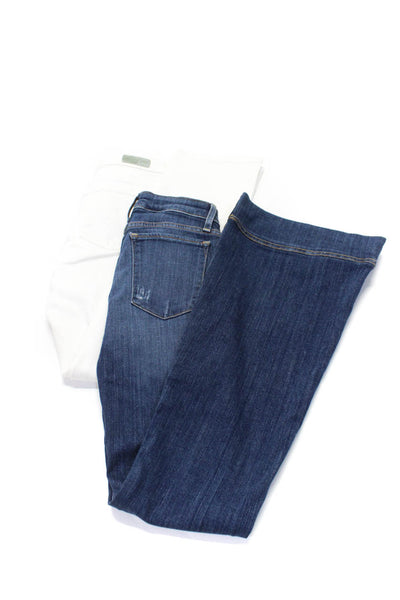 AO.LA Women's Midrise Distress Medium Wash Bootcut Denim Pant Size 25 Lot 2