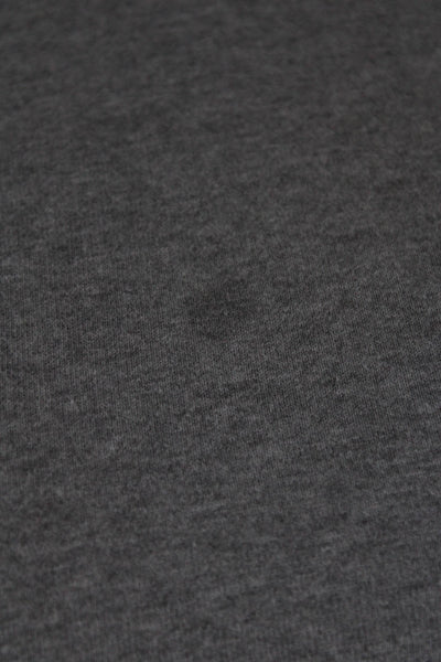 10 Crosby Derek Lam Womens Cotton Button Up Sweatshirt Top Gray Size XS
