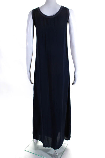 Velvet for Calypso St. Barth Womens Sleeveless Scoop Neck Dress Blue Size M